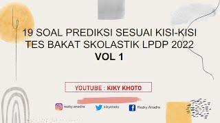 Soal Soal Prediksi Tes Skolastik LPDP 2022 Vol 1 | Sesuai Kisi Kisi Terbaru LPDP 2022