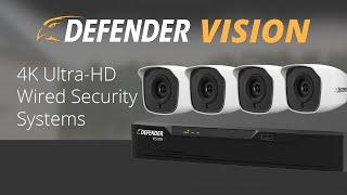 4K Vision Ultra HD Wired 4 Channel DVR Security System