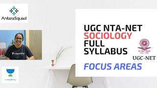 UGC NTA-NET Sociology Full Syllabus | Focus Areas