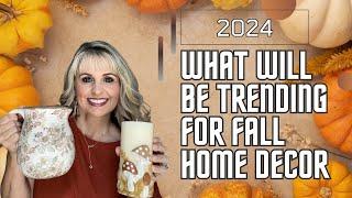 WHAT WILL BE TRENDING FOR FALL HOME DECOR | SHOP WITH ME FALL DECOR 2024