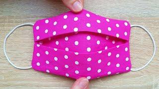 Face Mask Sewing Tutorial | How to make Face Mask with Filter Pocket | DIY Cloth Face Mask