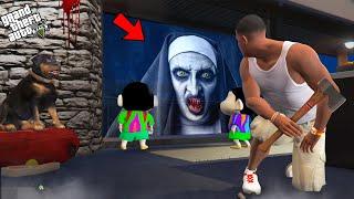 Shinchan And Franklin Found A Ghost Near Their House In GTA 5!