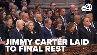 Jimmy Carter's National Funeral service at the Washington National Cathedral