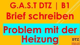 G.A.S.T DTZ B1, Briefe schreiben, Prüfung B1 Neu 2024