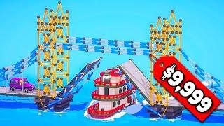 Building the MOST EXPENSIVE real bridges in Poly Bridge 3!