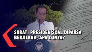 Ini Isi Surat untuk Jokowi dari Ortu Siswi Nonmuslim Dipaksa Berjilbab di Padang