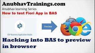 SAP Business Application Studio Run Fiori App | SAP Fiori App Using SAP Business Application Studio