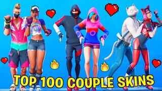 Top 100 Fortnite Couple Skins With Legendary Dances & Emotes!