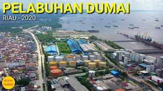 kota dumai- video udara pelabuhan dumai