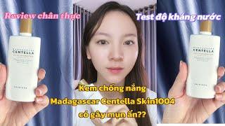 [Review] Kem chống nắng Madagascar Skin1004/ Có dành cho da dầu? #review #kcn #lamdep #dadau #beauty