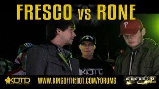 KOTD - Rap Battle - Fresco vs Rone