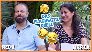 Das Flachwitzduell | Dad Jokes | Maria vs. Redu | Schlechte Witze Challenge |