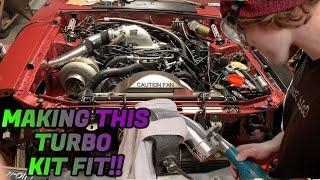 Turbo Fox Body Mustang Street Car Build! Cold Side piping Mock Up and Finding all the flaws!