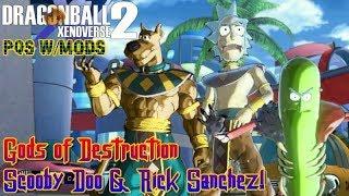 SCOOBY DOO, RICK SANCHEZ, & PICKLE RICK! | Dragon Ball Xenoverse 2 | PQs W/Mods