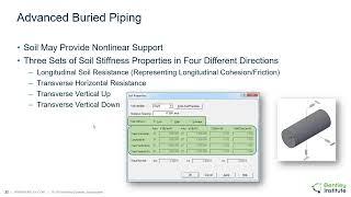 Buried Piping Demo