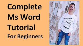 Ms word for beginners