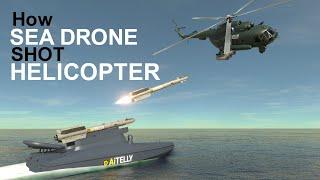 How Ukraine Sea Drone Shot Russian Helicopter? #ukraine #russia