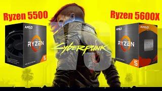 Ryzen 5 5500 OC vs Ryzen 5 5600X | Cyberpunk 2077 | RTX 3060 Ti | Realistic use case comparison