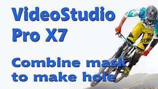 Corel VideoStudio Pro x7, combining masks