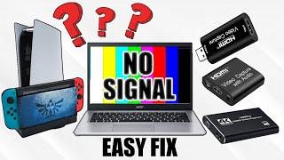 HDMI Video Capture Card Colored Line Signal Problem EASY FIX