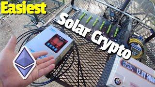 Easiest Most Efficient Solar Crypto Mining