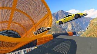 GTA 5 Online - NEW STUNT RACES! (GTA V Online)