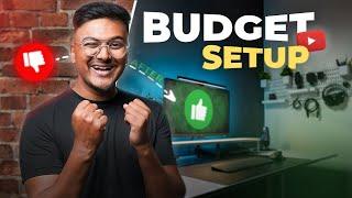 Building YouTube Studio Setup at Every Budget (₹500 to ₹5000) 