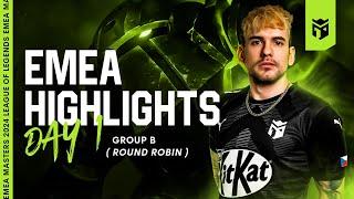 EMEA MASTERS! | Day 1 Highlighty