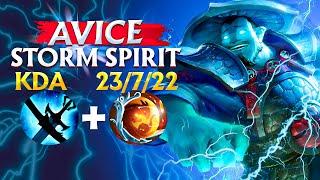 AVICE ПРОТАСКИВАЕТ ТИМУ НА ШТОРМЕ | #avice #dota2