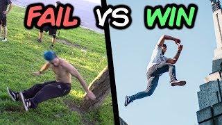 Best Wins vs Fails Compilation (Parkour, Trampoline)