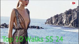 ANGELINA KENDALL Top 10 Walks SS 2024 - 4K