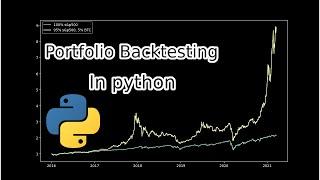 Portfolio allocation backtesting in Python from scratch