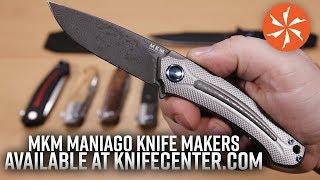 New MKM Maniago Knife Makers Folding and Fixed Blade Knives Available Now at KnifeCenter.com