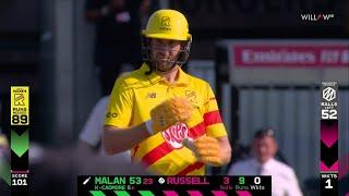 Dawid Malan 98 runs vs Manchester Originals|11th Match - Manchester Originals vs Trent Rockets