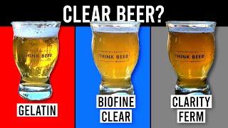 Gelatin vs. Biofine Clear vs. Clarity Ferm | exBEERiments