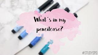 What´s in my pencilcase? - #studyspo | Rayowag