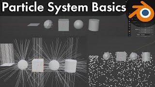 Blender Particle System Basics: Emission & Hair settings