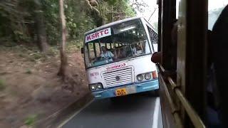 Impossible Overtaking Of KSRTC | Churam | Wayanad | Highspeed Bus | Adventures Driving at Churam