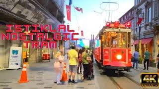   ISTANBUL ISTIKLAL NOSTALGIC TRAM RIDE [4K UHD 60FPS]