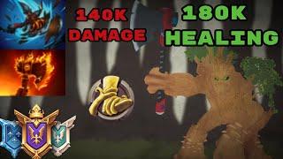 My Best Grover Game  180K Healing + 140K Damage (Paladins Ranked)