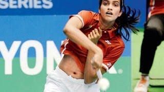 PV SINDHU opps moment when she playing badminton