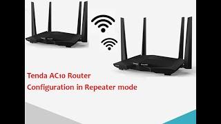 How to configure Tenda AC1200 Router as a Wi-Fi repeater