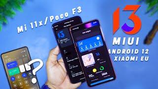 A12 MIUI 13 EU ON MI 11X/POOC F3 REVIEW | XIAOMI EU MIUI 13 REVIEW FT. MI 11X | MIUI 13 XIAOMI EU 