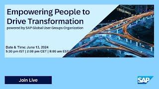 Empowering People to Drive Transformation I Move to Cloud ERP I 24.06.13