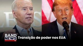 Joe Biden recebe Donald Trump na Casa Branca | BandNews TV