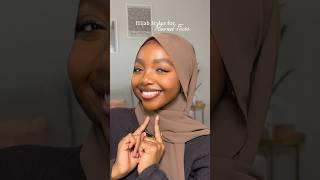 best hijab styles for round faces  #hijabtutorial #hijabstyle