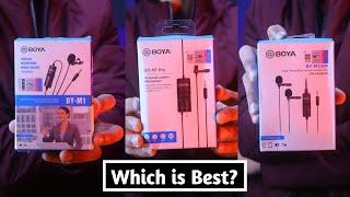 Boya M1 vs M1 Pro vs M1DM - Sound Test | Which is Best ?