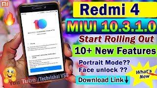 Redmi 4 New MIUI 10.3.1.0 Stable Update Rolling Out | 10+ New Hidden Features MIUI 10.3.1.0 Redmi 4