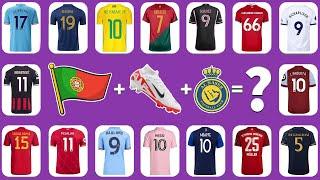 (Full 36 )Guess the SONG, JERSEY, CLUB, BOOTS and CAR of famous football players|Ronaldo, Messi