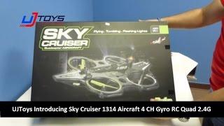 UJToys Introducing Sky Cruiser 1314 Aircraft 4 Channel Gyroscope RC Quadcopter 2.4G